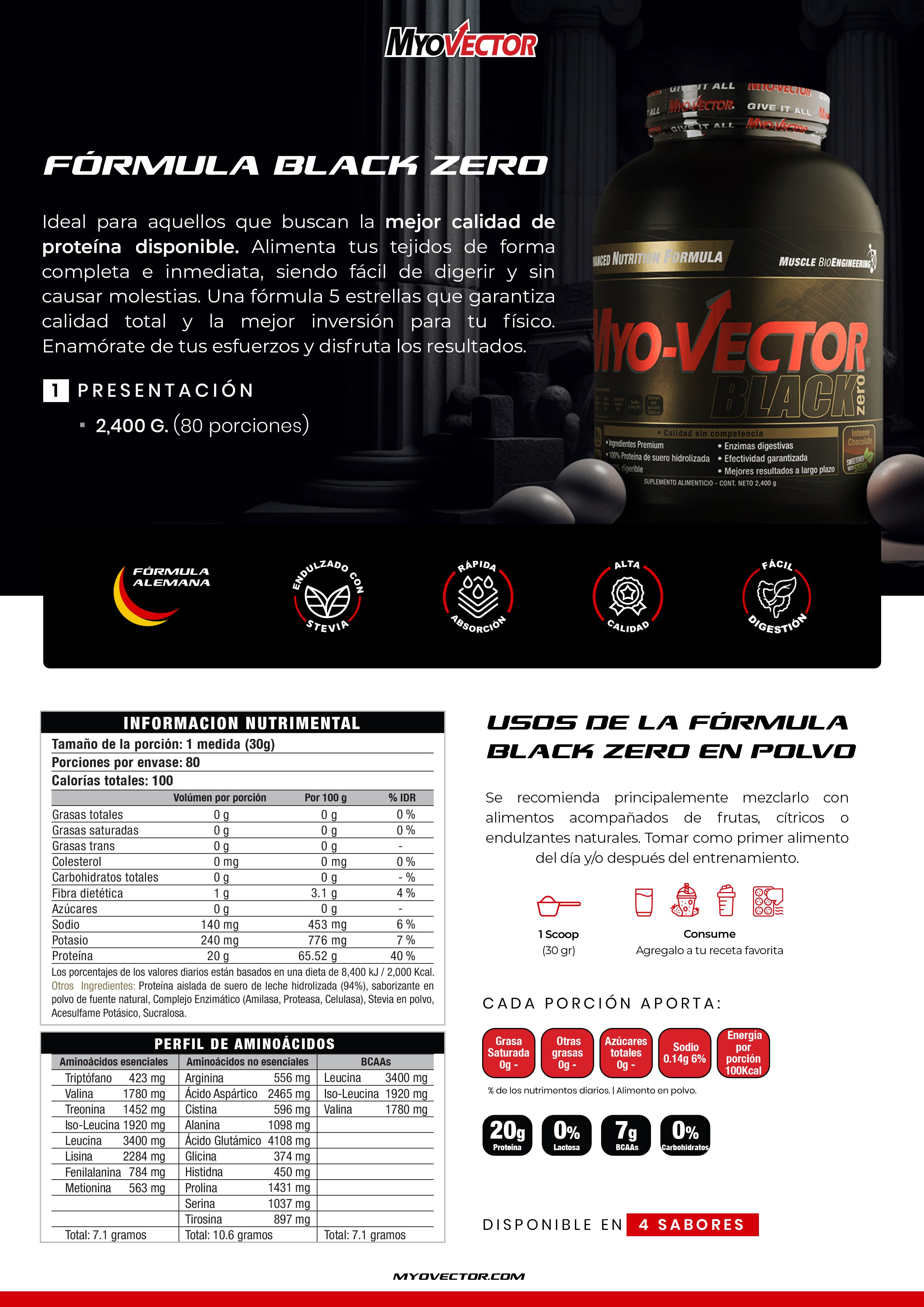 Black Zero by MyoVector | 2,400g