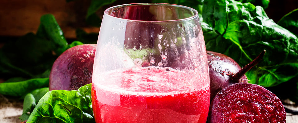 Jugo de betabel y zanahoria