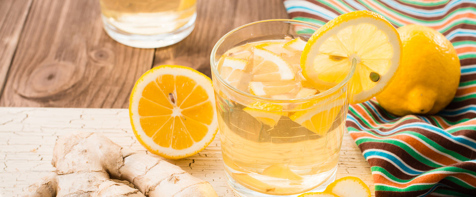 Jugo de limón y jengibre