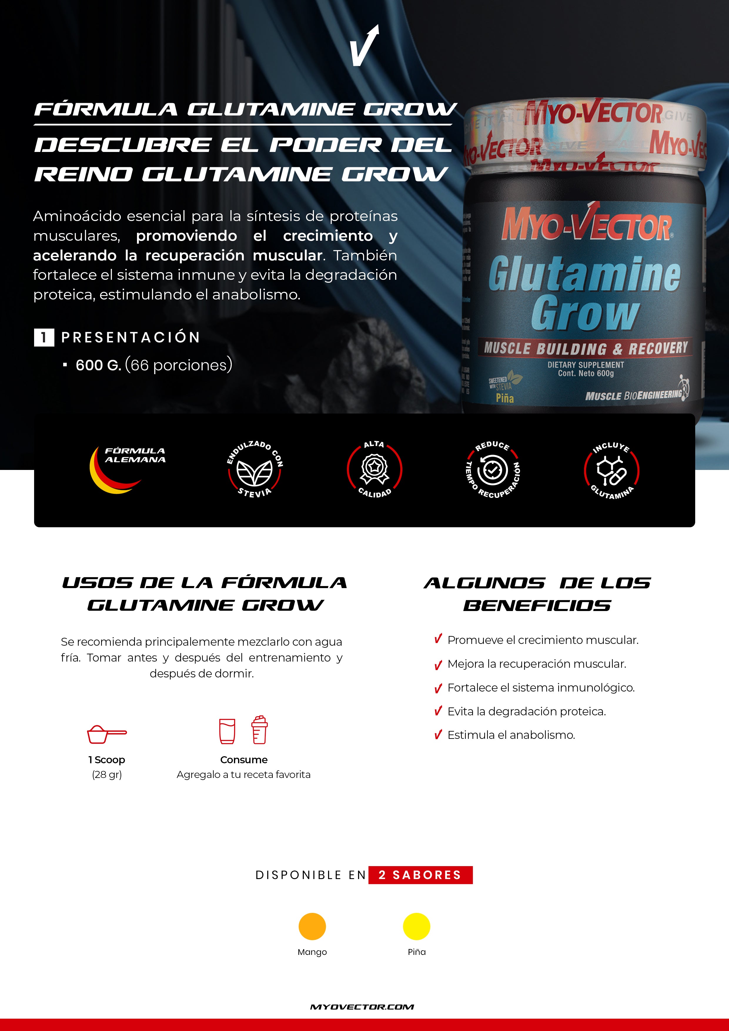 Glutamin Grow | 600g